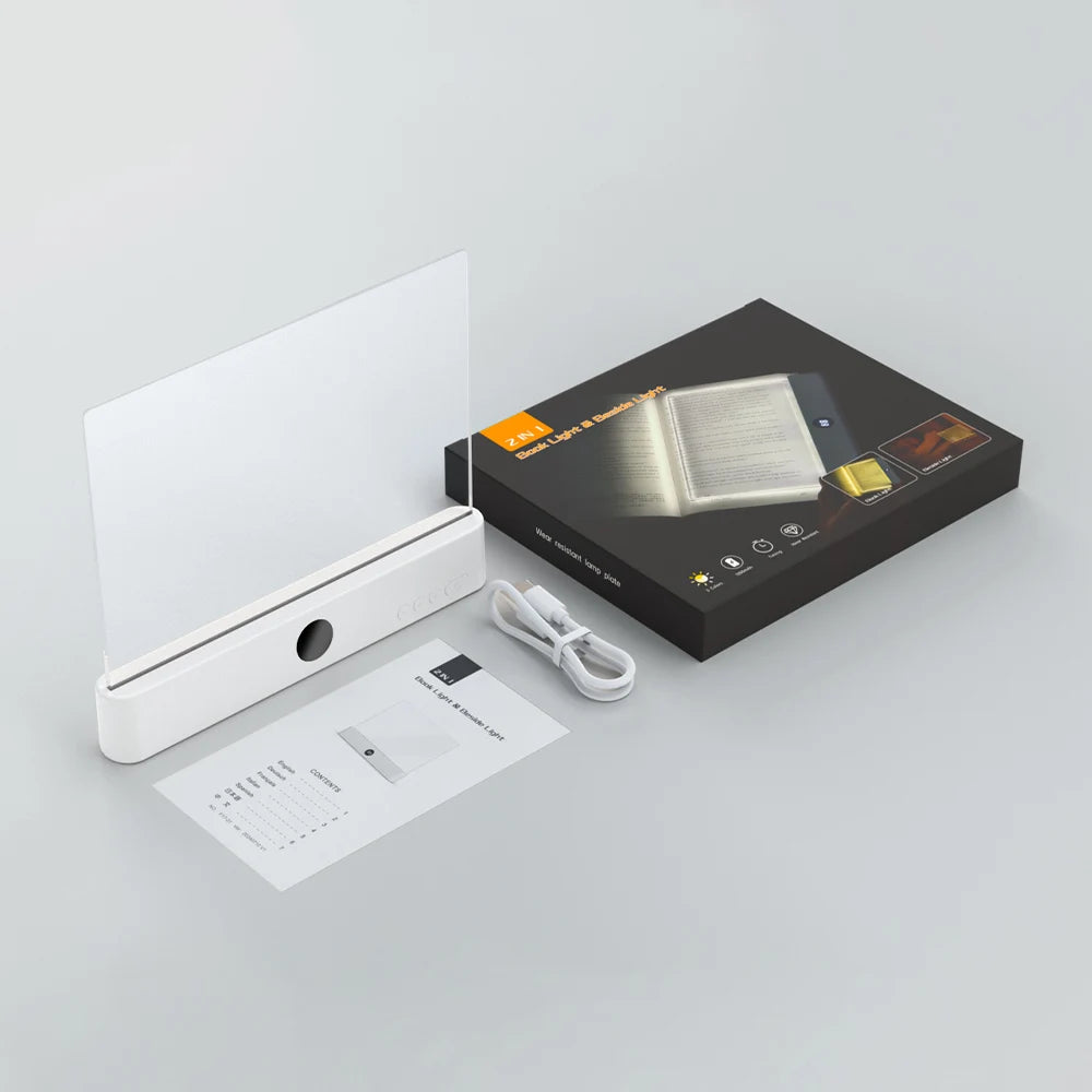 LumiPage - Panel de Lectura LED Premium con Pantalla Digital
